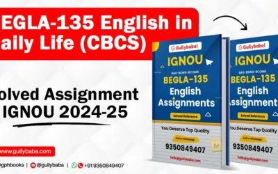 BEGLA-135 English in Daily Life (CBCS) Solved Assignment IGNOU 2022-23