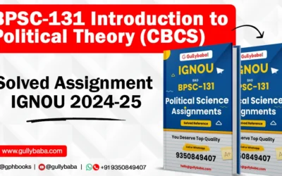 BPSC-131 Introduction to Political Theory (CBCS) Solved Assignment IGNOU 2022-23