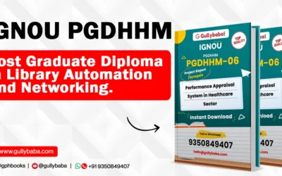 IGNOU PGDHHM Solved Assignments
