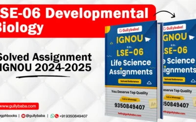 LSE-06 Developmental Biology Solved Assignment IGNOU 2022-2023
