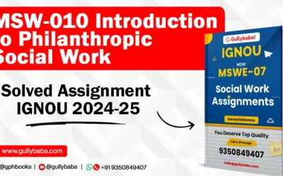 MSWE-007 International Social Work Solved Assignment IGNOU 2022-23