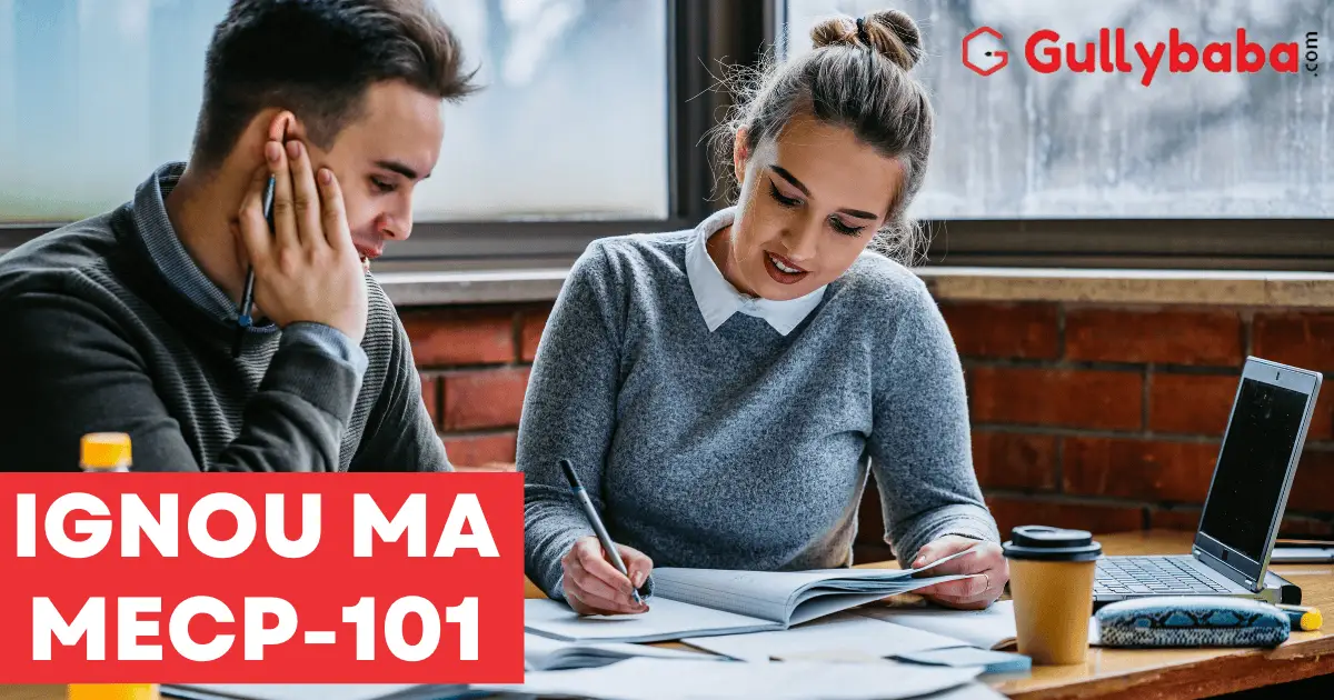 IGNOU-MA-MECP-101 IGNOU-MA-MECP-101