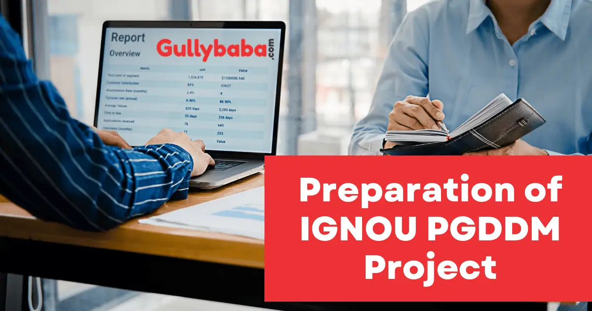Preparation-of-IGNOU-PGDDM-Project-2