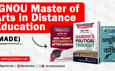 IGNOU Master of Arts in Distance Education (MADE)