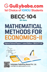 Mathematical Methods for Economics-II