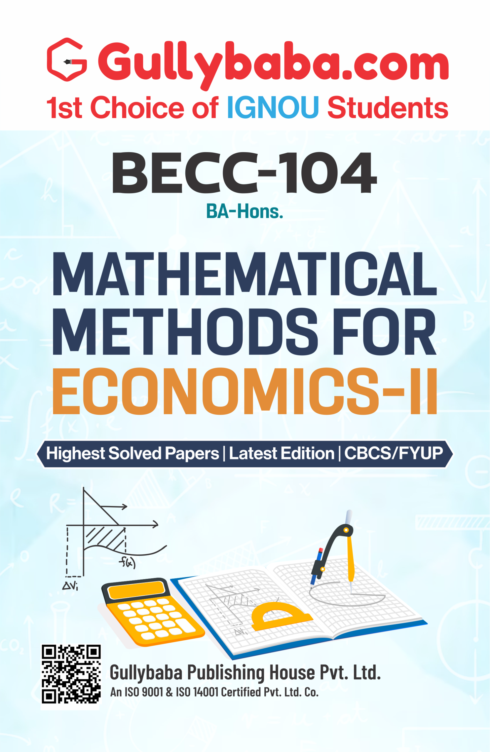 Mathematical Methods for Economics-II