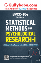 Statistical Methods for Psychological Research-I