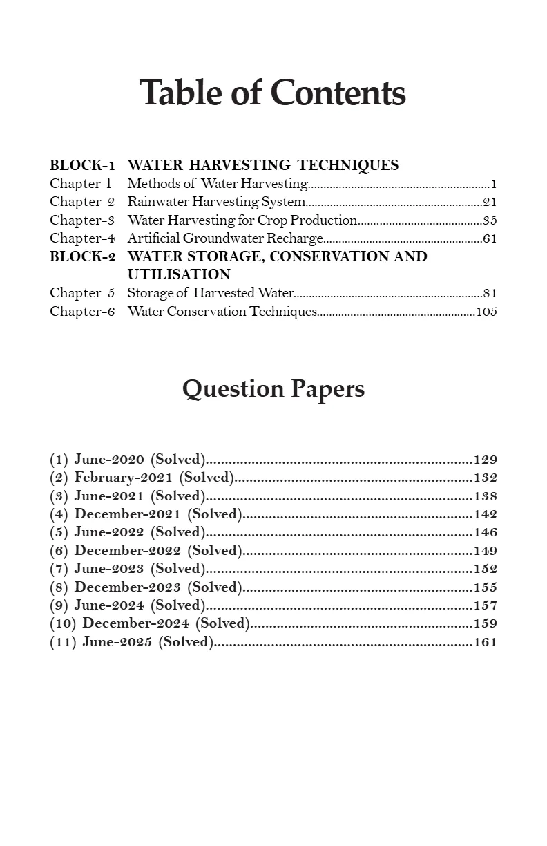 Water Harvesting, Conservation and Utilization - Image 3