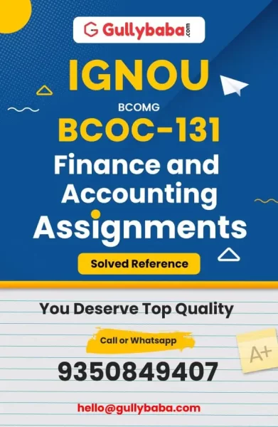 Assignment-BCOC-131