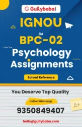 IGNOU BPC-02 Solved Assignment
