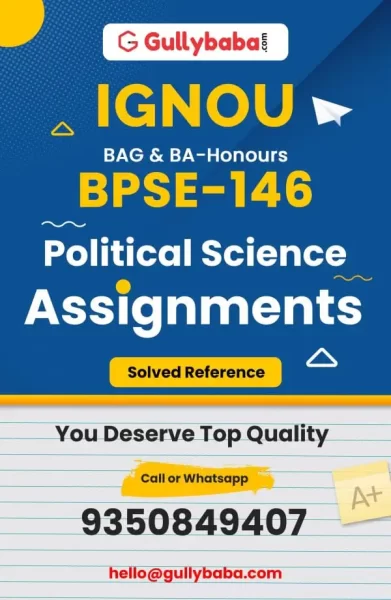 IGNOU BPSE-146 Solved Assignment
