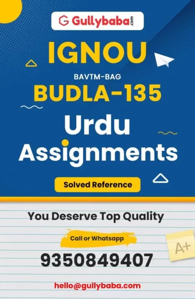 Assignment-BUDLA-135