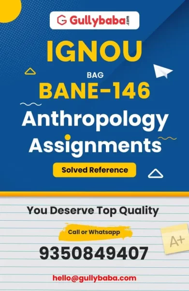 IGNOU BANE-146 Solved Assignment