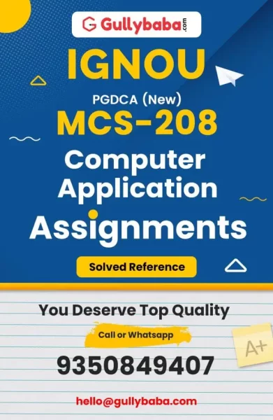 Assignment-MCS-208
