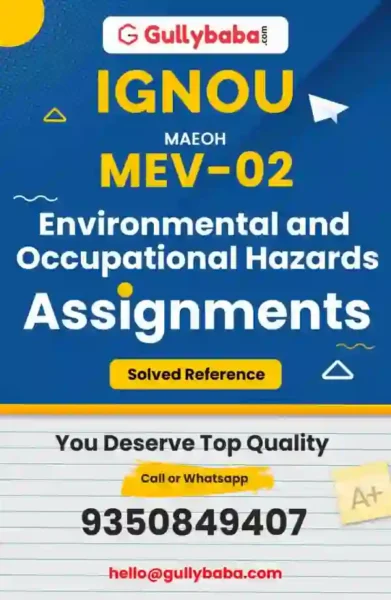 MEV-02 IGNOU Solved Assignment