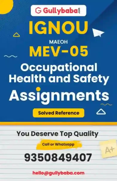 MEV-05 IGNOU Solved Assignment