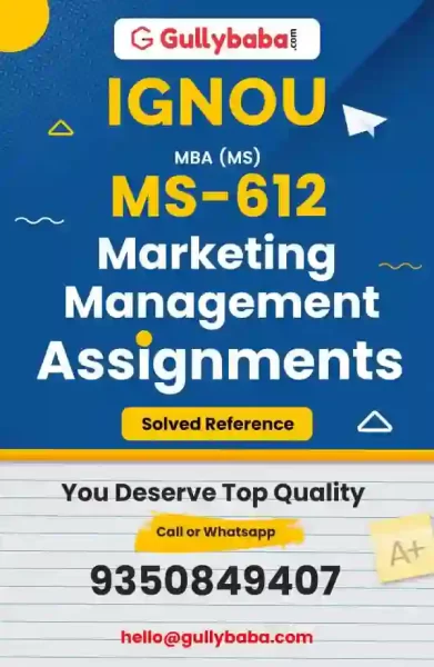 MS-612 IGNOU Solved Assignment