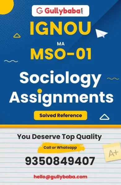 MSO-01 IGNOU Solved Assignment