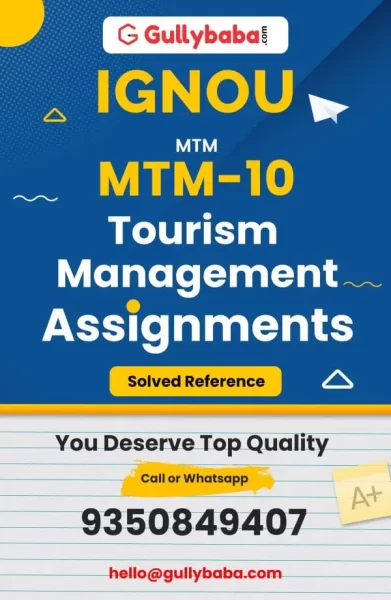 IGNOU MTTM-10 Solved Assignment