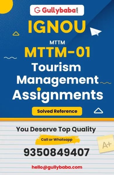 IGNOU MTTM-01 Solved Assignment