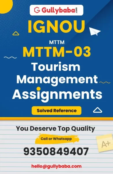 IGNOU MTTM-03 Solved Assignment