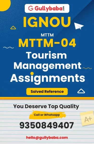 IGNOU MTTM-04 Solved Assignment