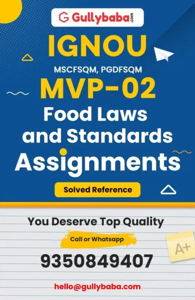 IGNOU MVP-02 Solved Assignment