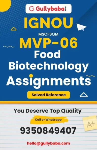 IGNOU MVP-06 Solved Assignment