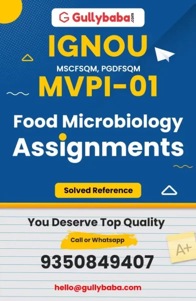 IGNOU MVPI-01 Solved Assignment