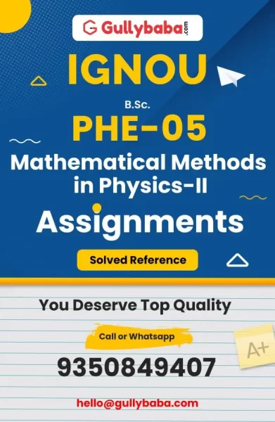 IGNOU PHE-05 Solved Assignment