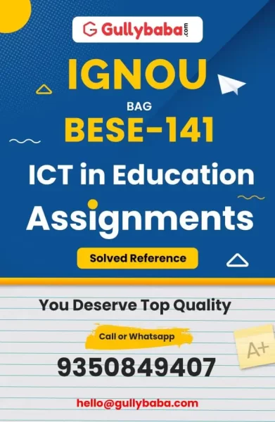 IGNOU BESE-141 Solved Assignment
