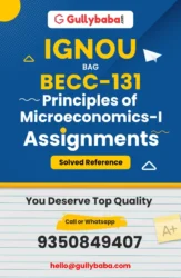 IGNOU BECC-131 Solved Assignment