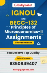 IGNOU BECC-132 Solved Assignment
