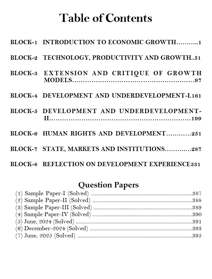Economics of Growth and Development - Image 3