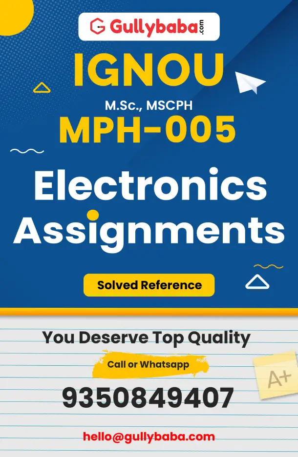 MPH-005: Electronics