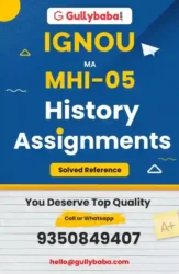 MHI-05 IGNOU Solved Assignment
