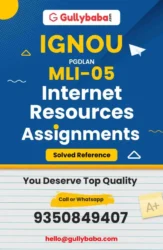 MLI 05 IGNOU Solved Assignment