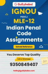 MLE 12 IGNOU Solved Assignment