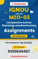 MZO-03 - Comparative Animal Physiology and Biochemistry