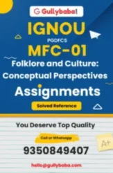MFC-01 IGNOU Solved Assignments
