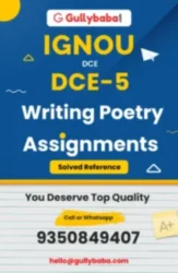 DCE-5 Writing Poetry