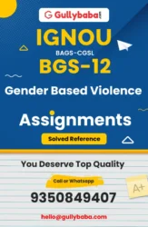 BGS-12 IGNOU Solved Assignments