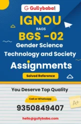 BGS-02 IGNOU Solved Assignments