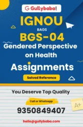 BGS-04 IGNOU Solved Assignments