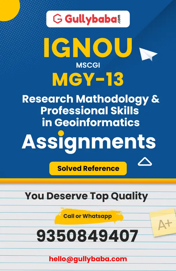 Research Methodology and Professional Skills in Geoinformatics