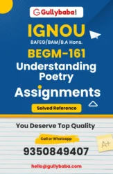 BEGM-161: Understanding Poetry
