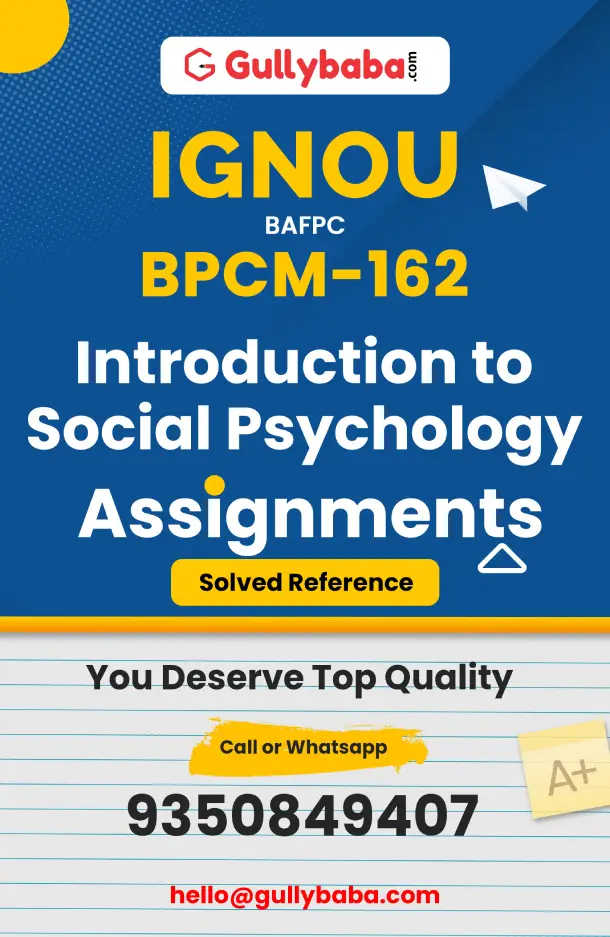 Introduction to Social Psychology