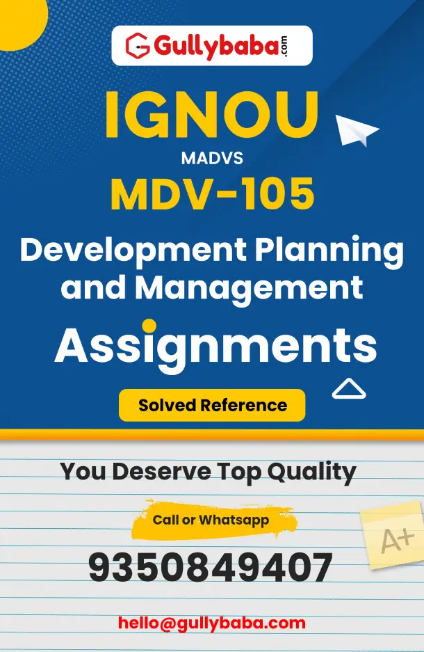 Development Planning and Management