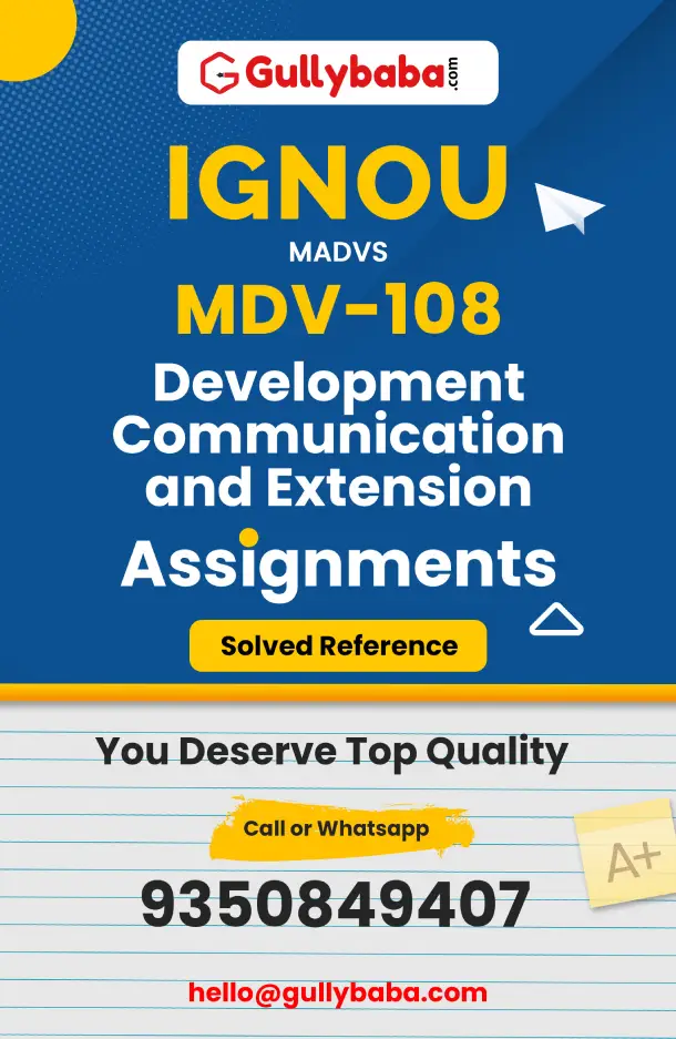 Development Communication and Extension