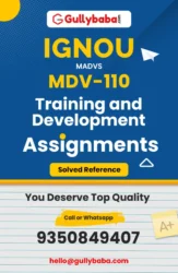 Training and Development